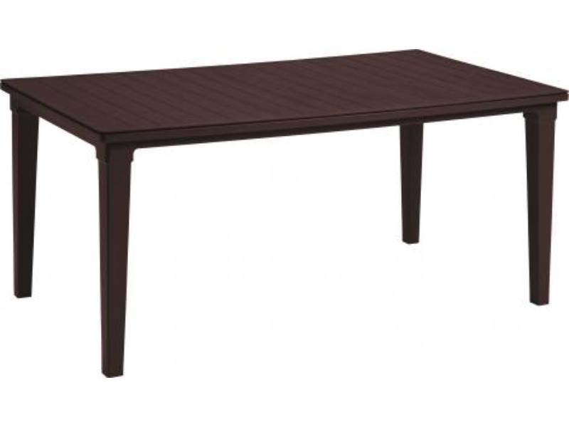 Futura m�anyag kerti asztal barna